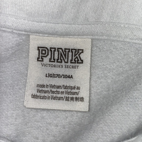 Pink Victoria’s secret 1/2 zip - Picture 4 of 4